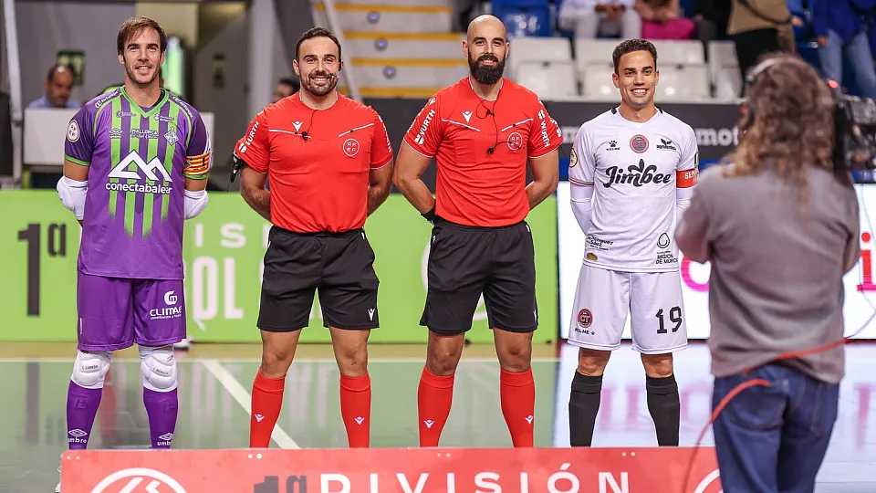 FOTO: Antonio P. Navarro (dreta) al partit entre Illes Balears Palma Futsal i Jimbee Cartagena Costa C&aacute;lida corresponent a la novena jornada de lliga a la Primera Divisi&oacute;